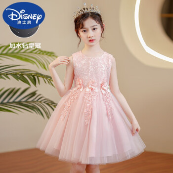 迪士尼（Disney）女童连衣裙春夏新款洋气花童蓬蓬